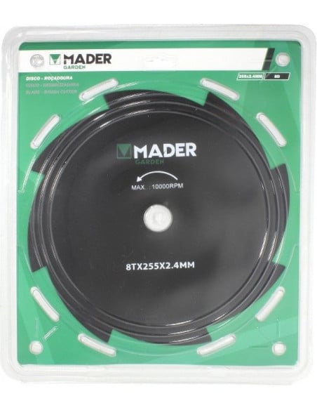 Disco 8 dientes Ø255mm para desbrozadora