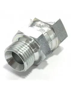 Adapatador alta presión hidráulica Hembra tuerca loca 1/2 y macho 1/2"
