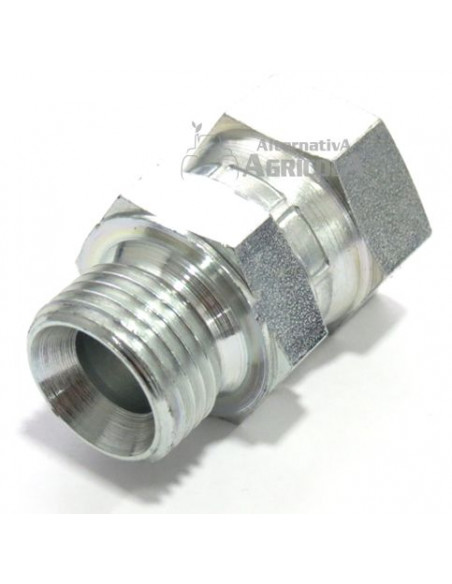 Adapatador alta presión hidráulica Hembra tuerca loca 1/2 y macho 1/2"