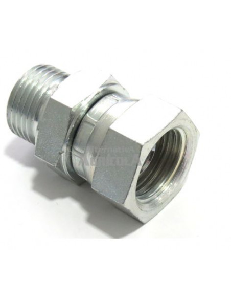 Adapatador alta presión hidráulica Hembra tuerca loca 1/2 y macho 1/2"