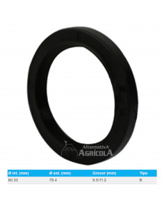 RETÉN CIGÜEÑAL DELANTERO Ø 60.33 X 79.4 X 9.5/11.2 MM