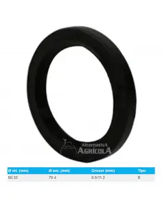 RETÉN CIGÜEÑAL DELANTERO Ø 60.33 X 79.4 X 9.5/11.2 MM