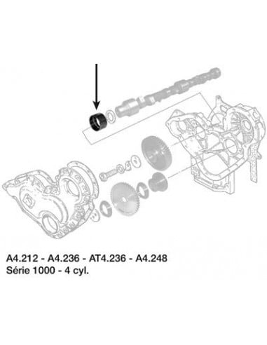 CASQUILLO DE ÁRBOL DE LEVAS