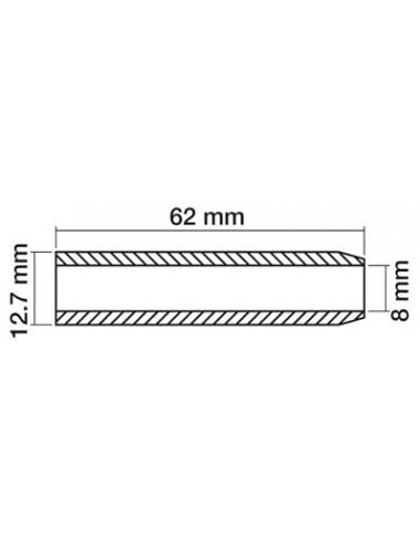 GUÍA DE LA VÁLVULA Ø 8 x 12,7 mm - L 62 mm
