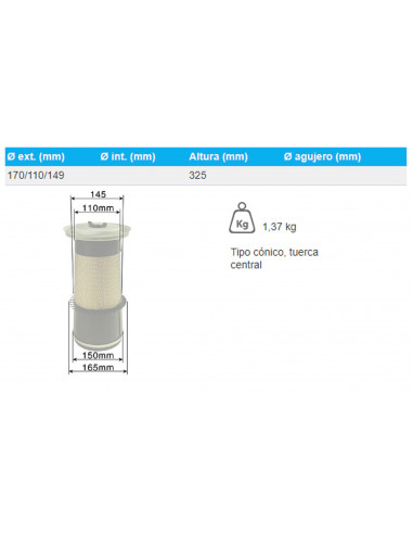 FILTRO DE AIRE EXTERIOR