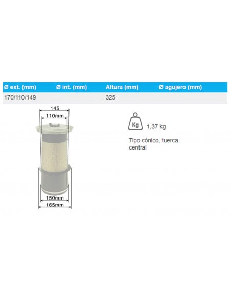 FILTRO DE AIRE EXTERIOR