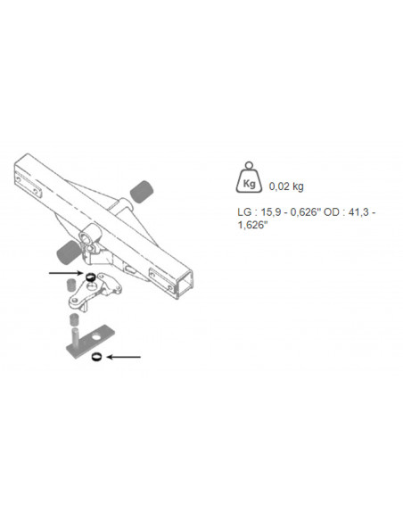 CASQUILLO Ø 41 X 15.9 MM