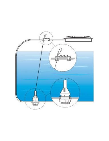 Válvula 2" de descarga desagüe anti-contaminación