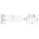 MOTOR DE ARRANQUE 12V - 2,8 KW