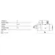 MOTOR DE ARRANQUE 12V - 2,7 KW
