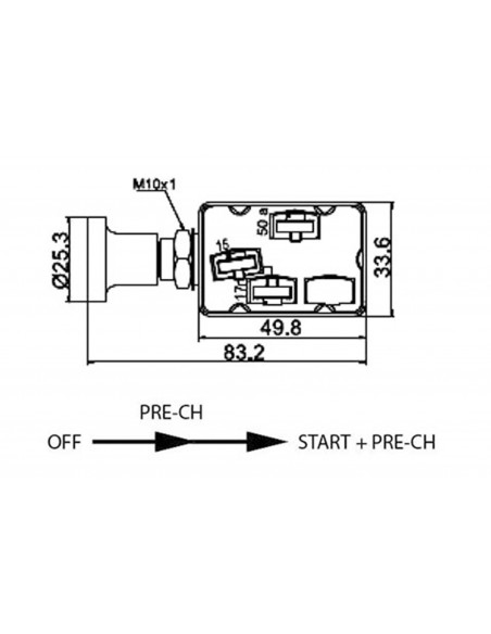 TIRADOR DE ARRANQUE 3 POLOS