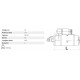 MOTOR DE ARRANQUE CON REDUCTOR 12V - 3,0 KW