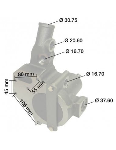 BOMBA DE AGUA SIN JUNTA