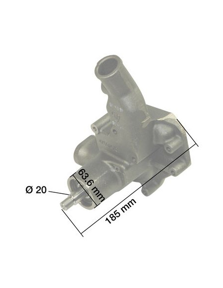 BOMBA DE AGUA SIN JUNTA