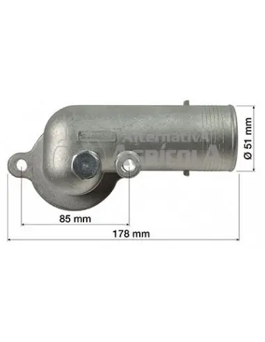 Termostato con carcasa Ø 51 mm Massey Ferguson 4225397M1