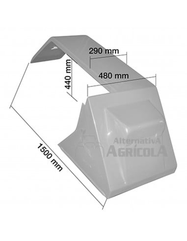 GUARDABARROS DERECHO METAL VERSION