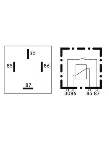 Relé 12V - 70A válido Lamborghini, Same, Deutz 72951961