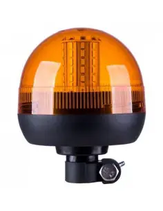Rotativo LED 60 SMD ámbar 30 W 12–24 V para maquinaria agrícola y vehículos especiales