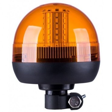 Rotativo LED 60 SMD ámbar 30 W 12–24 V para maquinaria agrícola y vehículos especiales