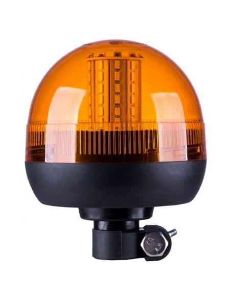 Rotativo LED 60 SMD ámbar 30 W 12–24 V para maquinaria agrícola y vehículos especiales