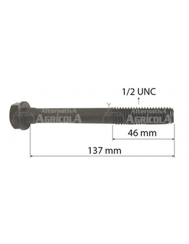 TORNILLO DE LA CULATA L 138 MM - 1/2 UNC