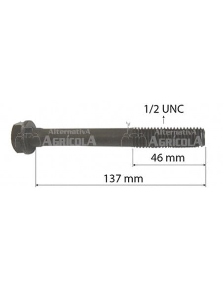TORNILLO DE LA CULATA L 138 MM - 1/2 UNC