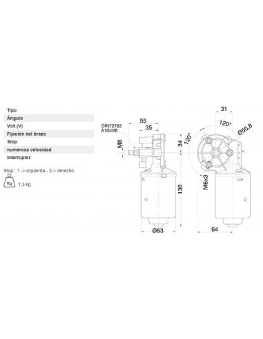 MOTOR LIMPIAPARABRISAS