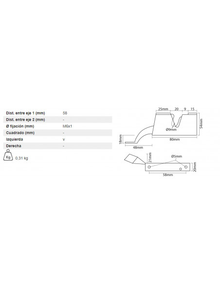 MANETA PUERTA IZQUIERDA
