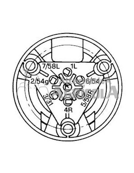 ENCHUFE DE PLÁSTICO 7 POLOS