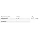 Espejo retrovisor 290 x 180 mm varilla Ø 14-19 mm plano