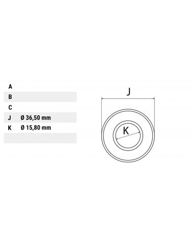 Empaquetadura de bomba de agua Valmet / Valtra 835339425