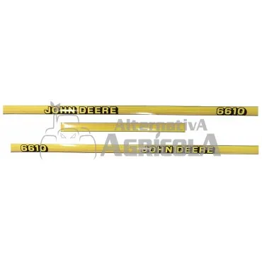 Juego de pegatinas John Deere 6610