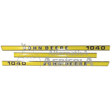 Juego de pegatinas John Deere 1040