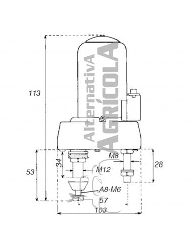 Motor Limpiaparabrisas Tractores John Deere, Case IH, Deutz y Fiat