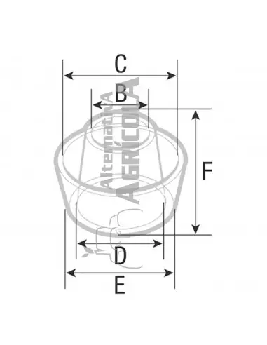 VASO PURIFICADOR DE AIRE Ø 269.5 mm