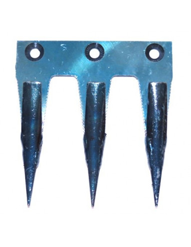 Dedo triple BCS Duplex agujero roscado