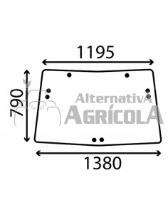 Parabrisas Abatible Tractor John Deere L212277