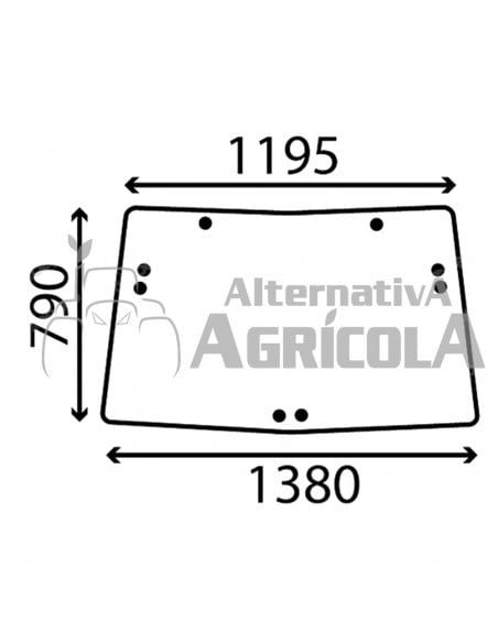 Parabrisas Abatible Tractor John Deere L212277