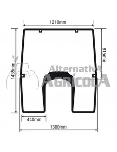 Parabrisas Fijo Tractor John Deere L155222