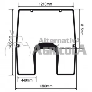 Parabrisas Fijo Tractor John Deere L155222