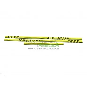 Juego de pegatinas John Deere 6800