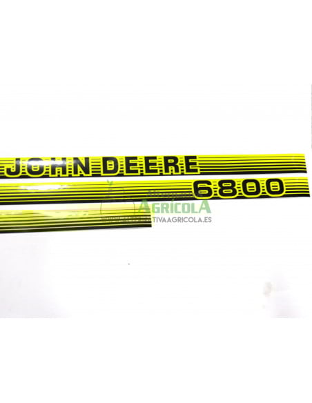 Juego de pegatinas John Deere 6800