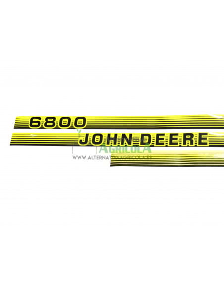 Juego de pegatinas John Deere 6800