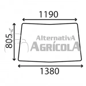 Parabrisas Fijo Tractor John Deere L112972