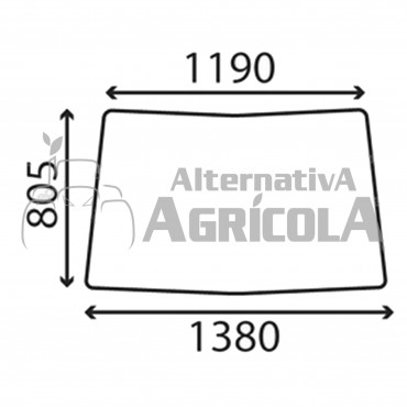 Parabrisas Fijo Tractor John Deere L112972