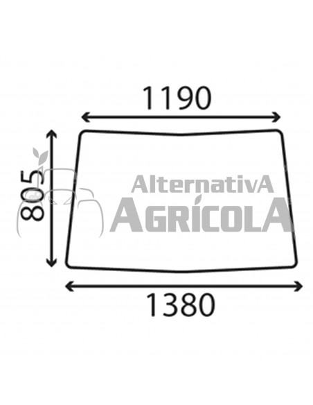 Parabrisas Fijo Tractor John Deere L112972