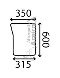 Cristal Delantero Izquierdo y Derecho Tractores John Deere R199280