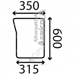 Cristal Delantero Izquierdo y Derecho Tractores John Deere R199280
