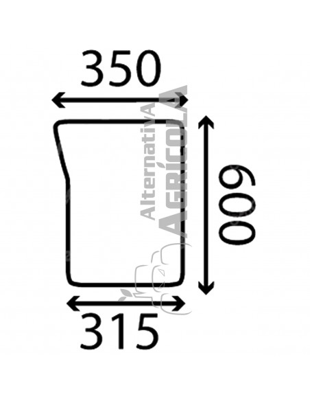 Cristal Delantero Izquierdo y Derecho Tractores John Deere R199280