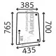 Cristal lateral Izquierdo Tractor John Deere S/6000-6010-6020